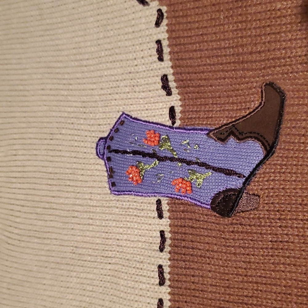 Like new! Vintage Storybook Knits great boots tunic sweater - Picture 9 of 13